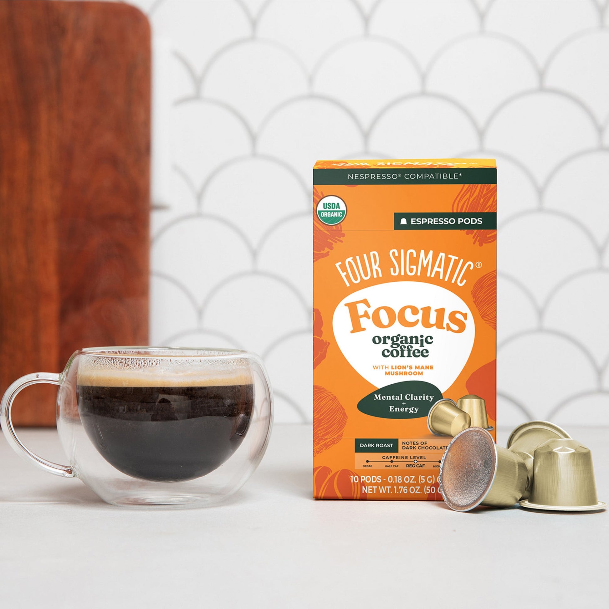 focus-dark-roast-espresso-pods-10ct-a3 Focus-dark-roast-espresso-pod-lifestyle-1.jpg